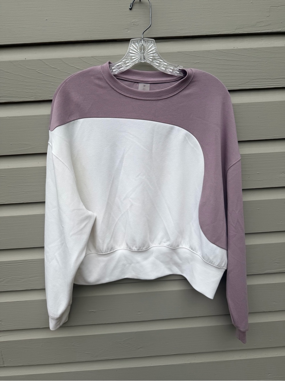 Women's Altered State/AS Revival Two-Tone Purple and White Pullover Sweatshirt